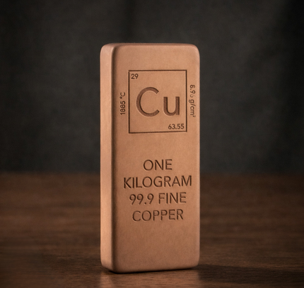 %99,9 Saf Bakır Koleksiyon Külçesi – 1 KG